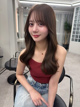 リッカ(LICCA) (licca内堀)レイヤーカット/くびれヘア/ベージュカラー