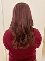 ベルフェミンアプレ(Belle femin Apres)&nbsp;ピンクベージュ 顔周りカット 韓国ヘア 透明感カラー レイヤー