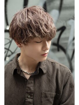 ヴェイン 渋谷(vain) 渋谷メンズカットパーマ束感最旬シャドーパーマ清潔感k