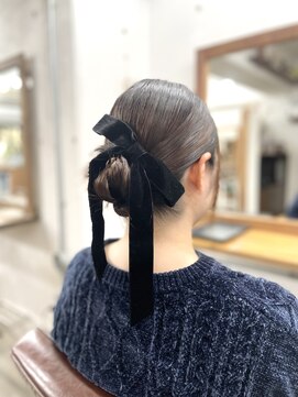 リッカ(RICCA) 【ヘアセット】ボブヘアタイトアレンジ♪恵比寿/ヘアアレンジ