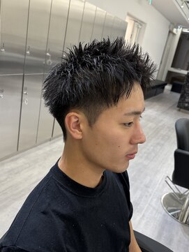 ビカムメンズヘアー 栄店(become men's hair) 大人の短髪スパイキーショート