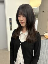 ローレンアオ(LOREN AO)&nbsp;ミルクティーブロンド/ダークブルー/デジタルパーマ/矢場町