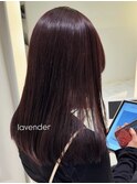 透明感抜群ブリーチなしラベンダーカラー/表参道美容室/青山