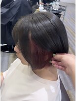 アフューズバイストゥー(Vfuse by StueW) グレージュ×ピンクインナーでさりげなくおしゃれに♪