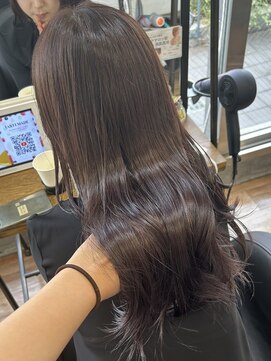 マリアバイアフロート(Maria by AFLOAT) 〈藤間〉韓国レイヤー/ラベンダーブラウン/大人かわいい