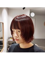 サムタイム(sometime beauty parlor)&nbsp;顔周りレイヤーボブ