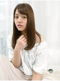 さらさら小顔ストレート