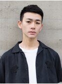 爽やかアップバングベリーショート