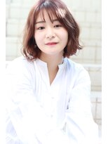 ステラ ヘア デザイン サロン(STELLA hair design salon)&nbsp;ゆるボブ　ピンクアッシュベージュ　S