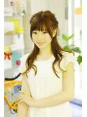 大人かわいい♪ルーズ編み込みハーフアップ