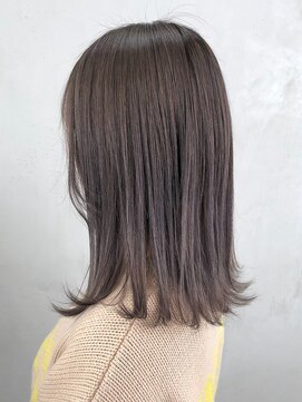 アイティー バイ アルバム 中野店(IT by ALBUM) ラベンダーグレー_ウェーブパーマフォギーベージュ_ba280203