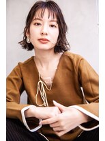 エース (ACE) ACE オン眉ボブ×マロンベージュ