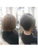お客様ボブ仕上がり