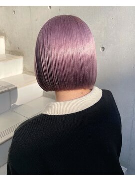 リアラバイアルティナ 船橋店(Liara by artina) パールラベンダー_ボブカット_ラベンダーアッシュ_ワンレンボブ4