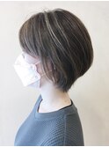 【morio鶴瀬】20代30代40代丸みショートハイライト