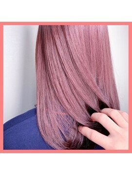 ワット 原宿店(W) 【W-ワット-原宿店】＊ピンクスタイルさら艶ストレート＊