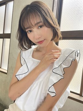 ノイズ キョウト(NOISM Kyoto) 前髪ありのゆるふわミディ