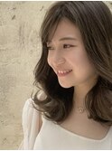 韓国風セミロング