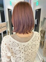 ヘアサロンガリカアオヤマ(hair salon Gallica aoyama)&nbsp;【坂本拓麻】大人ショートボブ/チェリーブラウン/イメチェン