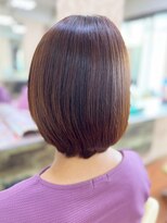 アークスヘアー&nbsp;アッシュべージュ髪質改善カラーナチュラルボブ透明感小顔