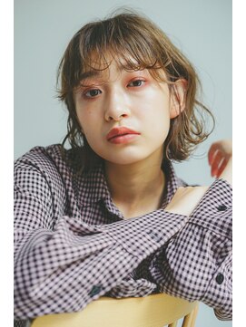 フィルムス 横浜(FILMS) ココアベージュ/黒髪/クラゲヘアー/オリーブグレー/ボブ/横浜