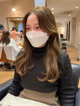 リタ(Lita) ★ブリーチなし/オリーブベージュ/韓国風ヘア★