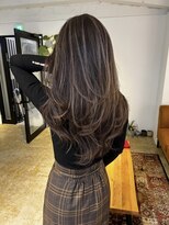 メリー オオサカ(Merly Osaka)&nbsp;レイヤースタイルの大人ハイライト_natural brown_