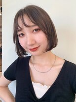 ラファンジュ ヘアー(Rohange hair)&nbsp;【Rohange】ボブ×オリーブベージュ