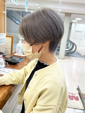 モリオ フロム ロンドン サッポロファクトリー店(morio FROM LONDON) 【morio】札幌ショート 自然な丸みのハンサムショート