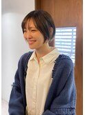 丸みショートボブ