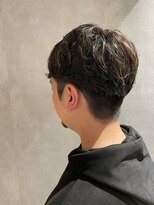 アイディール 本町本店(:ideal)&nbsp;メンズハイライト×くせ毛パーマスタイル