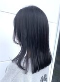 切りっぱなし/ブルーブラック