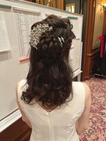 カリーナ 三咲店(Karina)&nbsp;社交ダンス巻き髪ハーフアップ