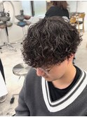 波巻きスパイラルツイストスパイラル×ハードプードルパーマ新潟