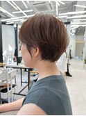 黒髪カタログ/ボブルフ/小顔に見せるヘア/ワンレン