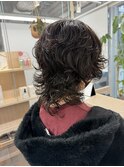 レイヤー×ハードパーマ