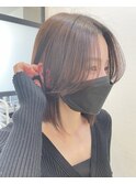 ＊ボブ×サイドバング＊