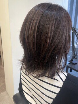 バッカ 横浜桜木町店(BACCA) くびれボブ、白髪染めのグラデーション