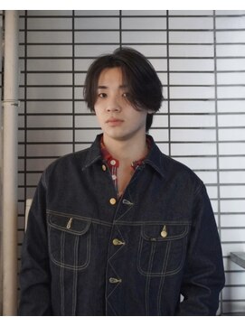 ナンバー アンフィール 渋谷(N° anfeel) 【かきあげバング×センターパート】サラっと抜け感ヘア