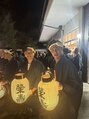ヘア アトリエ マム(hair atelier mum) 地元での春祭り(北条節句祭り)での写真です。