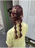 ツインポニーアレンジ