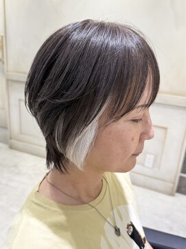 アソビ 表参道(ASOBI) 白髪ぼかし/脱白髪染め/ブリーチなしダブルカラー