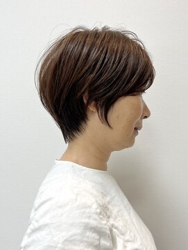 テルミークリニカルデザイン 北千里 丸みショート40代50代ショートカット