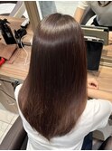 髪質改善縮毛矯正×艶ストレート／自然で柔らかな質感