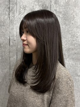 シタ 清澄白河(sita) フェイスラインレイヤー×グレージュ*