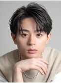 韓国センターパートコンマバングフェザーパーマニュアンスパーマ