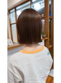 ボブ/暖色カラー/縮毛矯正【honoka】