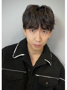 アドール(ADOR) ニュアンスシャドウパーマ ＃ラウンドマッシュ【渡仲柊人】