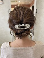 アール 滝ノ水店(#arl) ヘアアレンジセットくるりんぱ編み込み