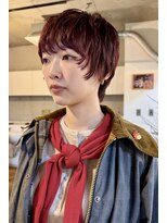 ハイジア(hygea)&nbsp;レッドブラウン顔周りカットコンパクトショートフレンチショート